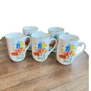 Otagiri Rose Baxter Design Floral Porcelain Mug Coffee Tea Cup Gilded Edge - One